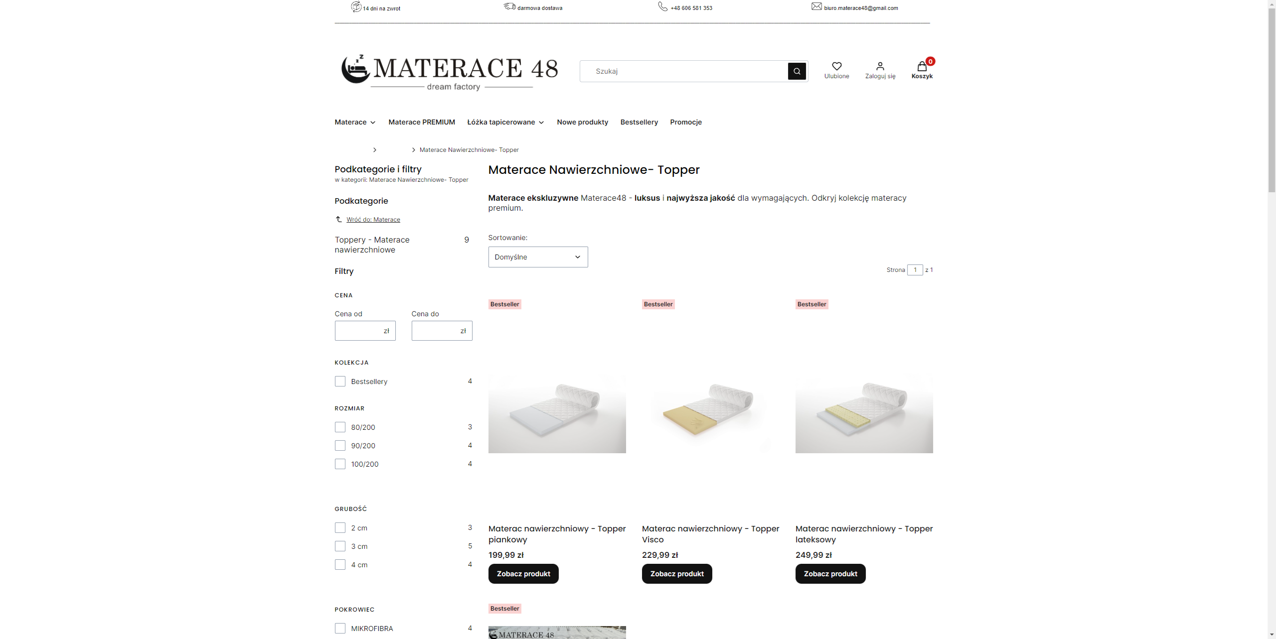 Masz za miękki lub za twardy materac? Topper może rozwiązać problem