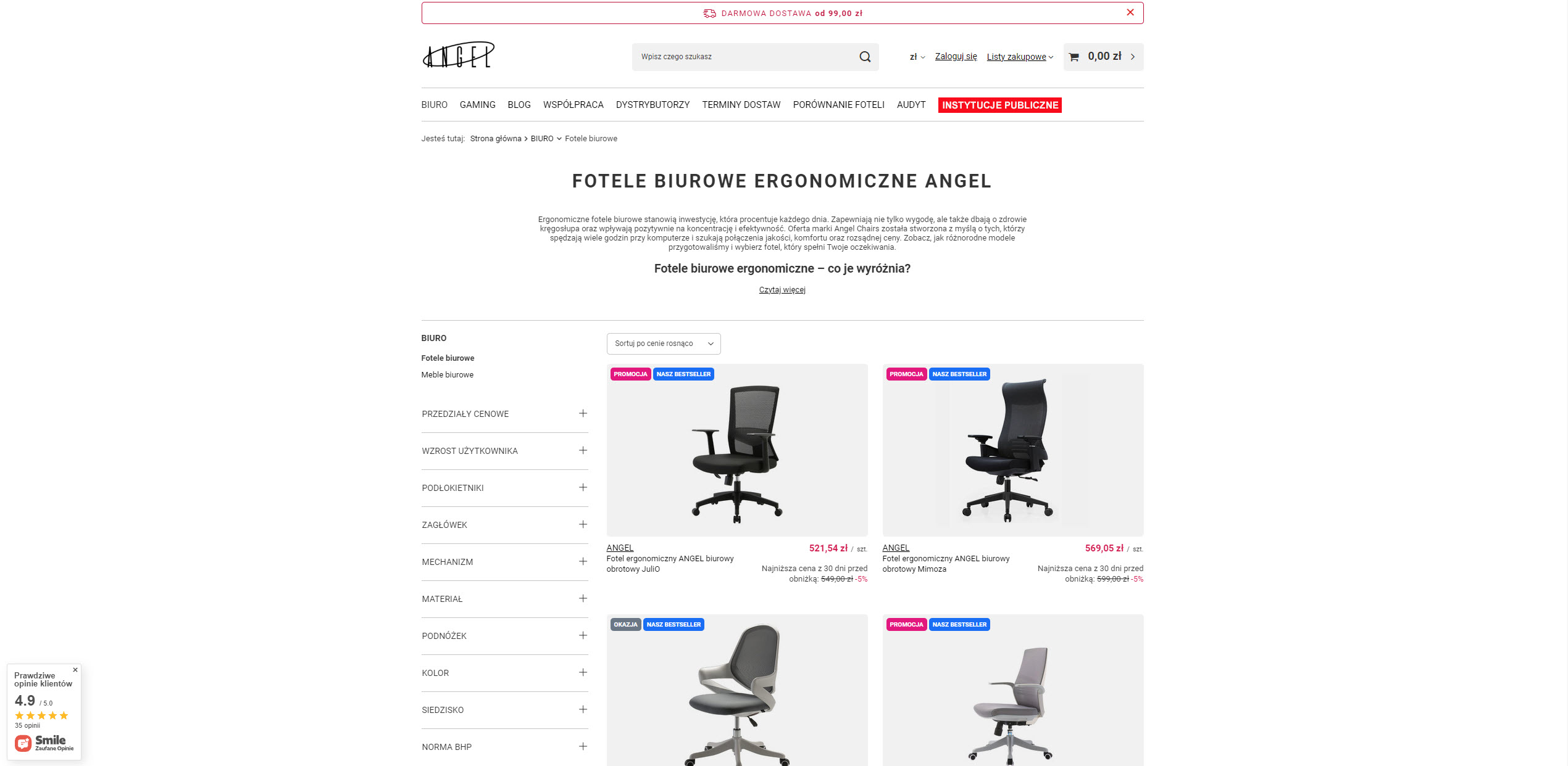 Jak dobrać fotele biurowe ergonomiczne do wzrostu, wagi i charakteru pracy?